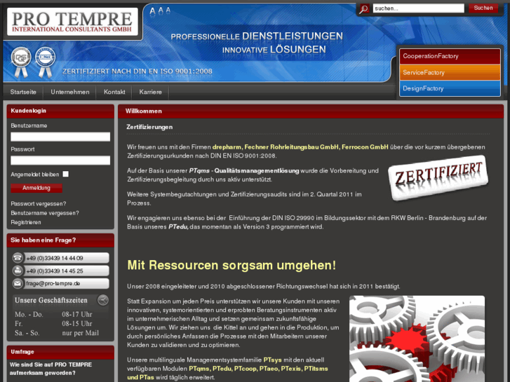 www.pro-tempre.de