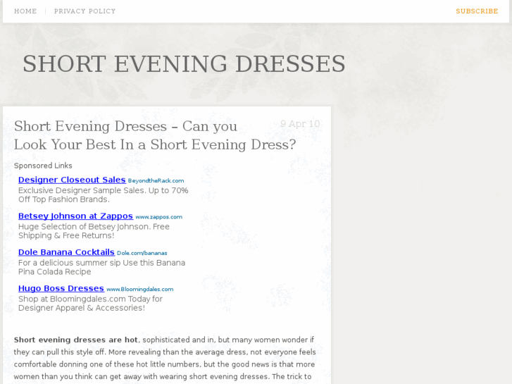 www.shorteveningdresses.net