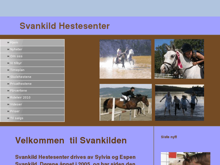 www.svankild-hestesenter.no