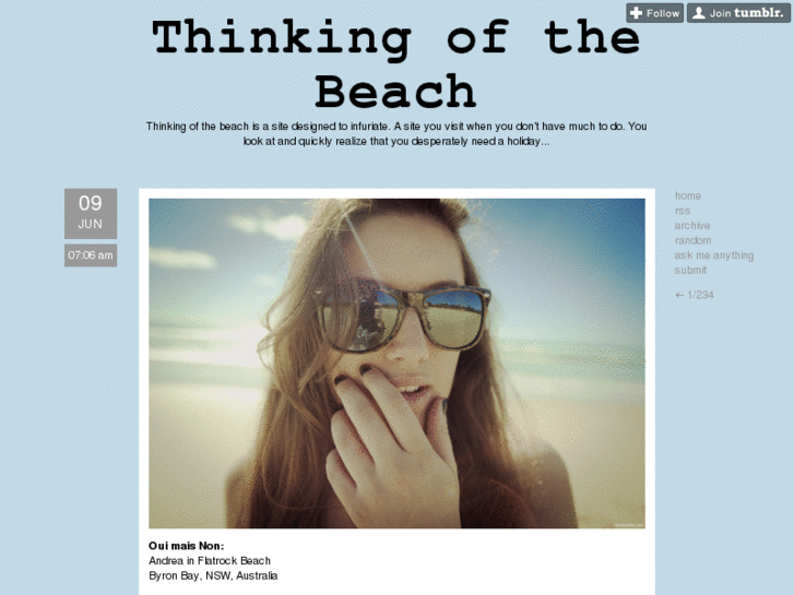 www.thinkingofthebeach.com