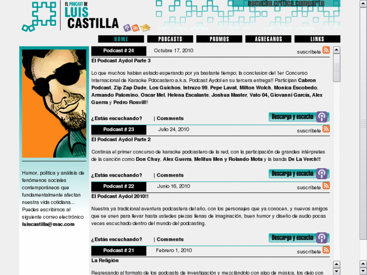 www.elpodcastdeluiscastilla.com