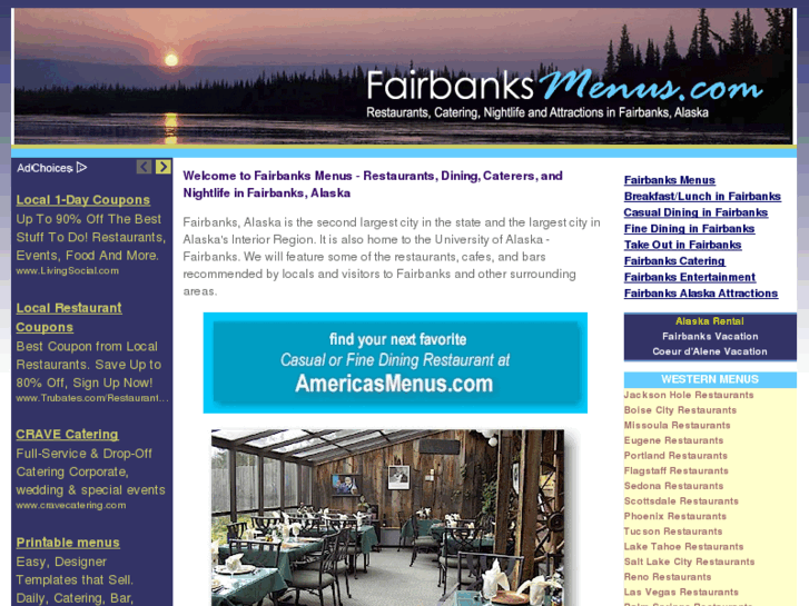 www.fairbanksmenus.com