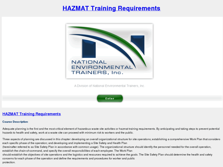 www.hazmattrainingrequirements.com