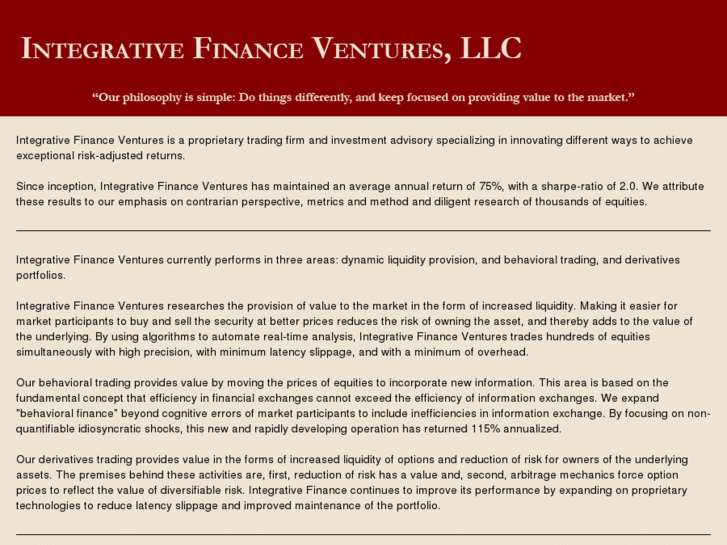 www.integrativefinanceventures.com