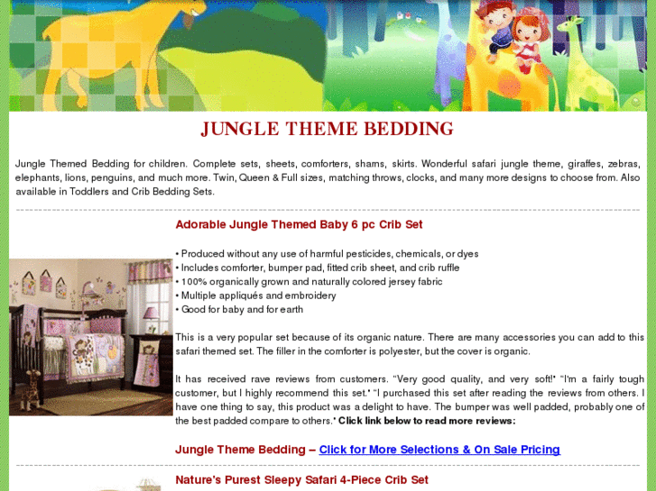 www.junglethemebedding.com