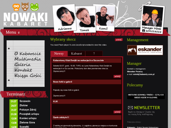 www.kabaretnowaki.pl