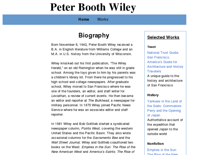 www.peterboothwiley.com