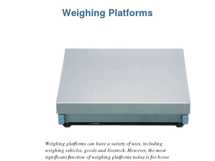 www.weighingplatforms.com