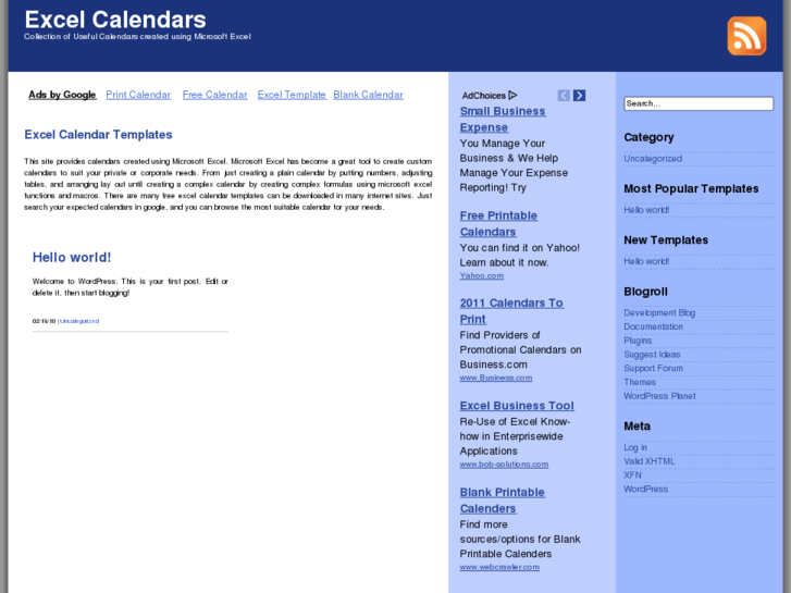 www.excelcalendars.com