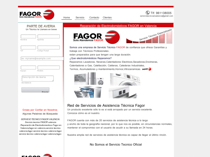 www.fagorserviciotecnicovalencia.net