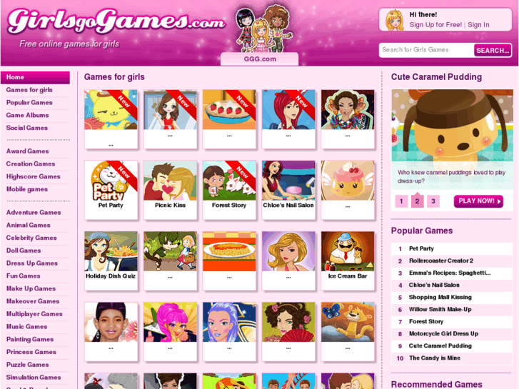 Match 3 Games - Free online Games for Girls - GGG.com