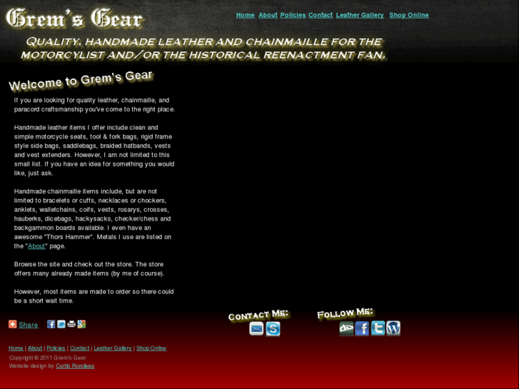 www.gremsgear.com