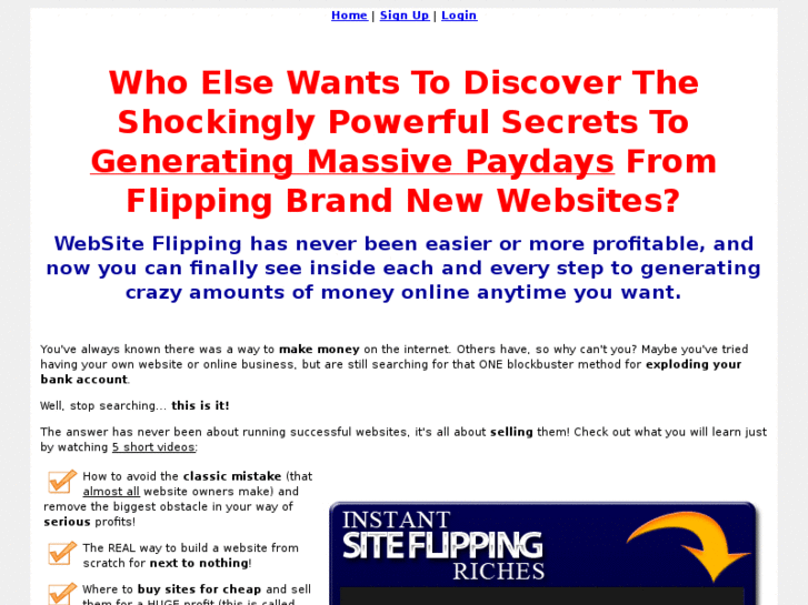 www.instantwebsiteflipping.net