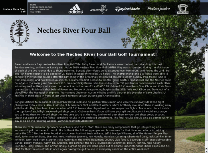 www.nechesriverfourball.com