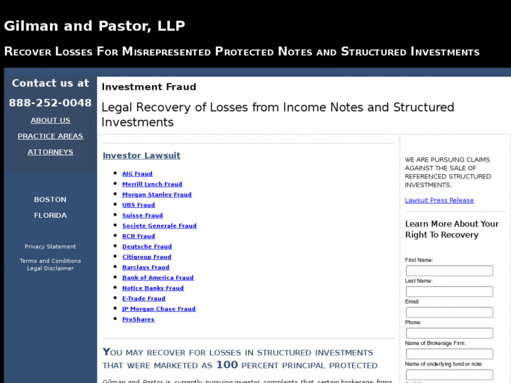 www.structuredproductsinvestmentfraud.com