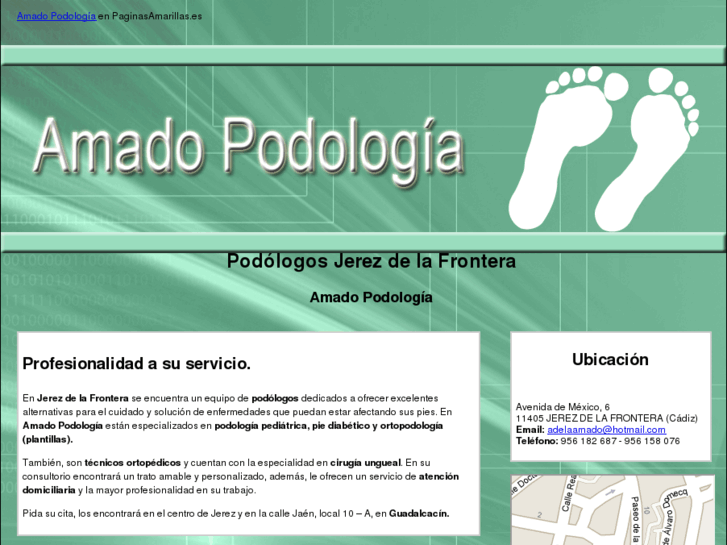 www.amadopodologia.es