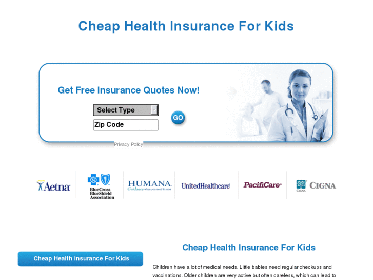 www.cheaphealthinsuranceforkids.com