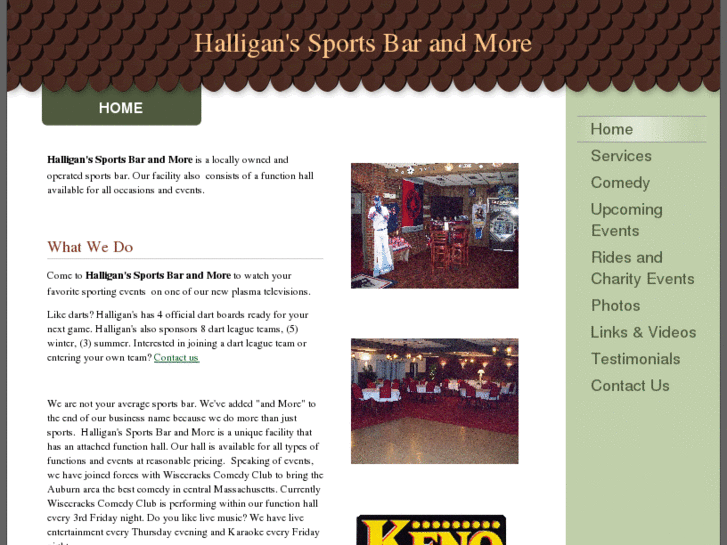 www.halliganssportsbarandmore.com