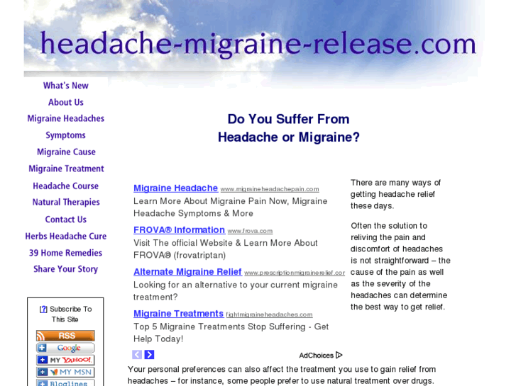 www.headache-migraine-release.com
