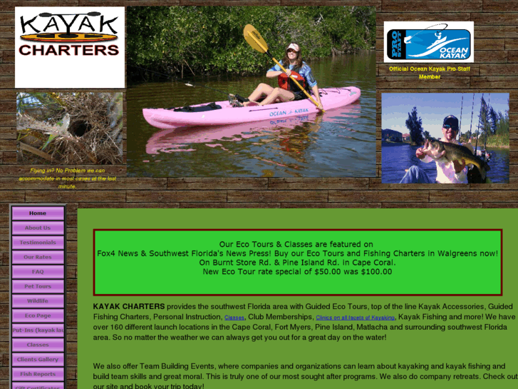 www.kayak-charters.com