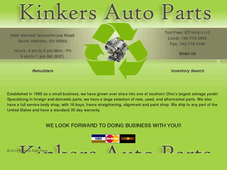 www.kinkersautoparts.com