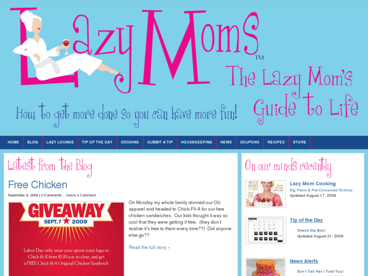 www.lazymoms.com