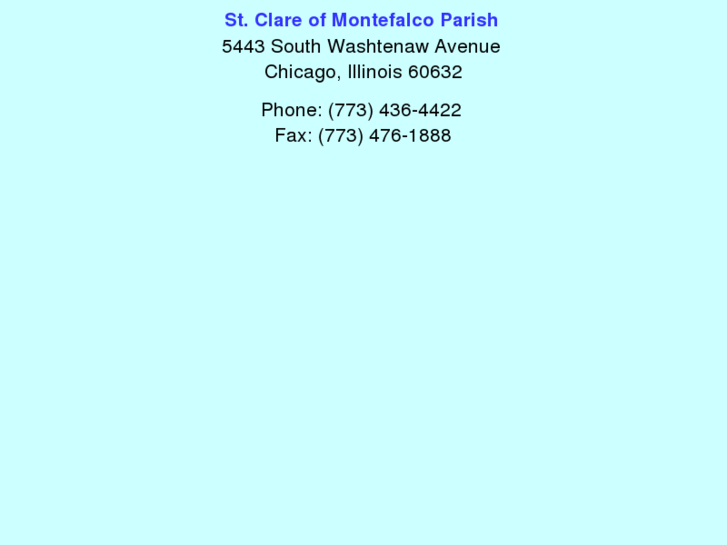 www.st-clare-parish.com