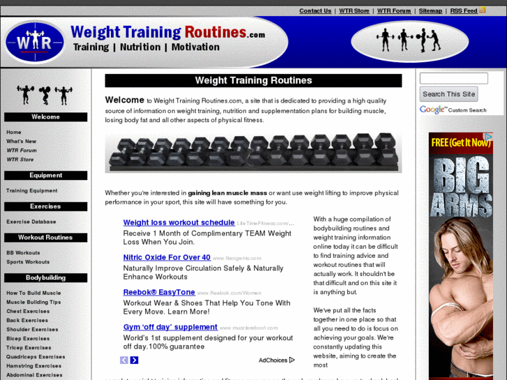 www.weight-training-routines.com