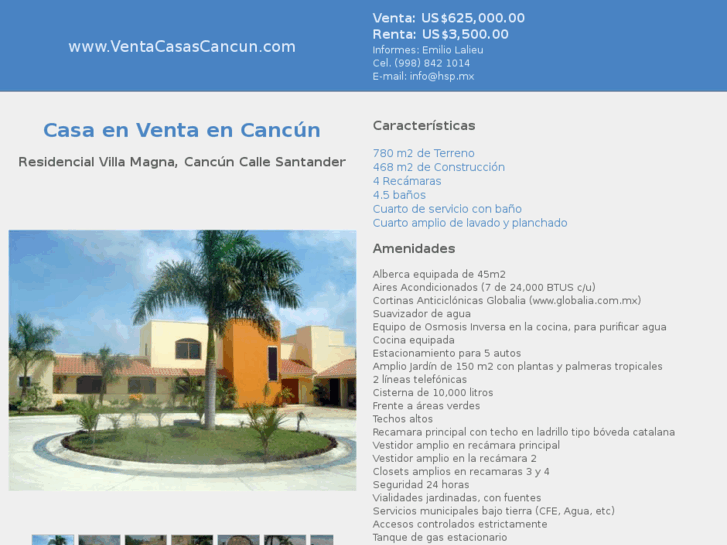 www.casasenrentacancun.com