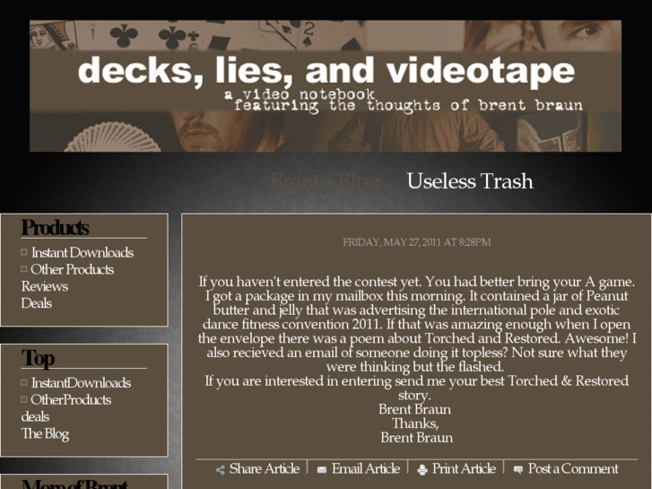 www.decksliesandvideotape.com