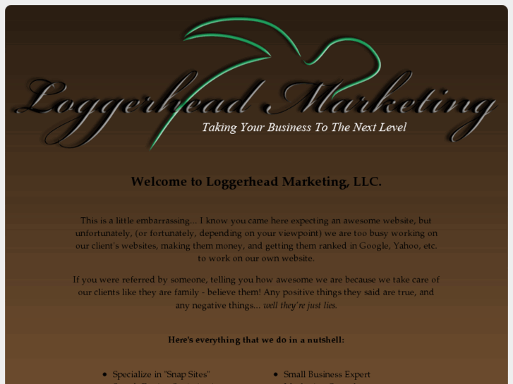 www.gologgerheadmarketing.com