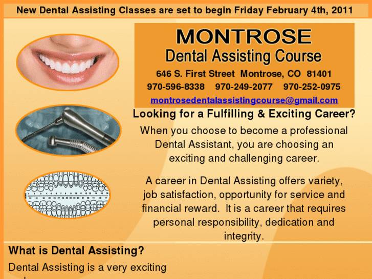 www.montrosedentalassistingcourse.com