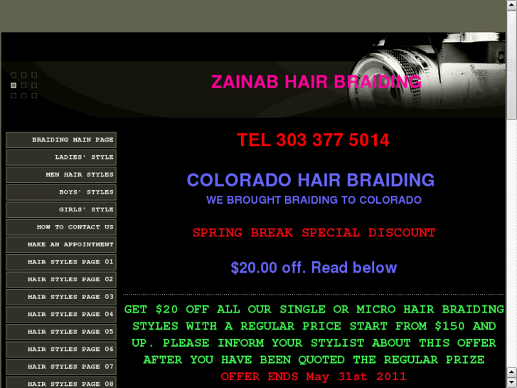 www.zainabhairbraiding.com