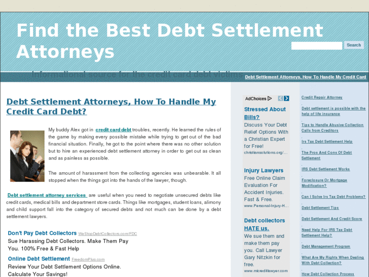 www.debtsettlementattorneys.net