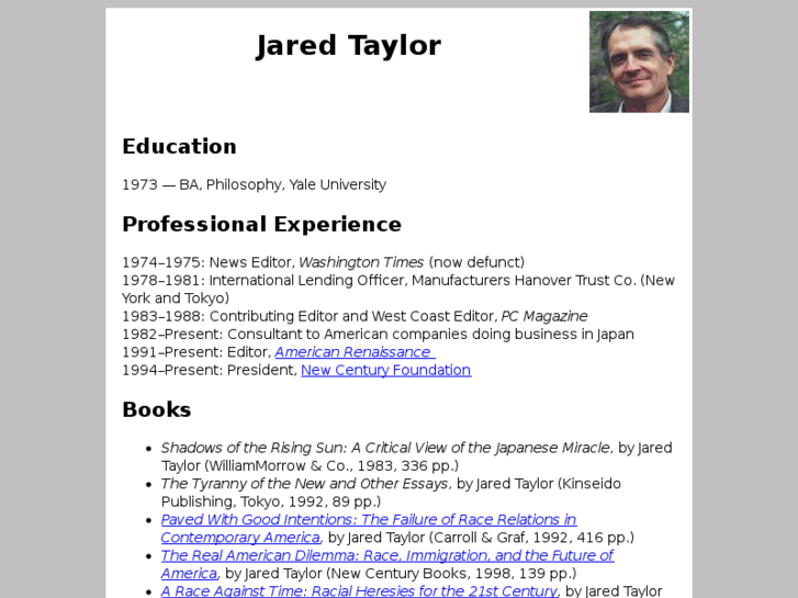 www.jaredtaylor.org