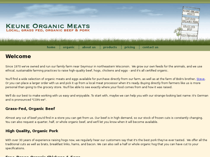 www.keuneorganicmeats.com