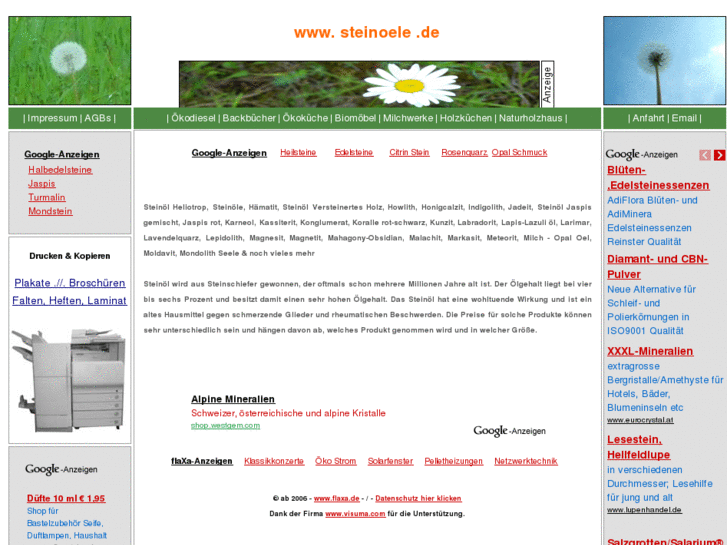 www.steinoele.de