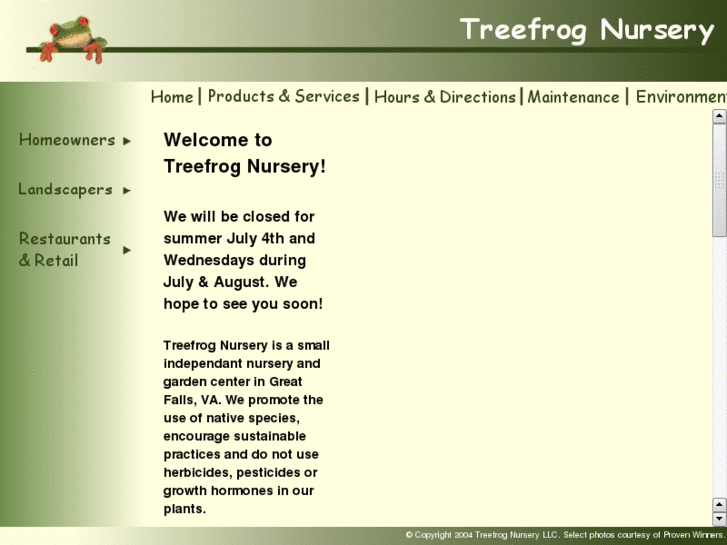 www.treefrognursery.com