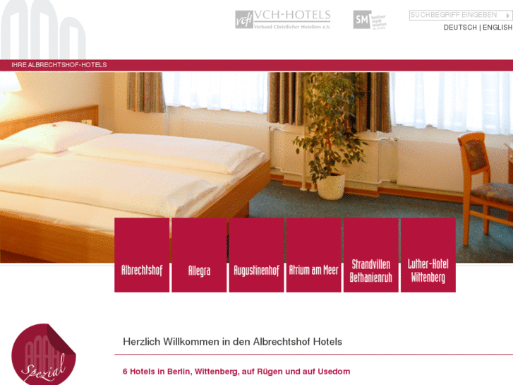 www.albrechtshof-hotels.com