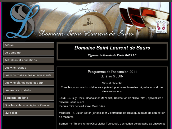 www.domaine-st-laurent-de-saurs.com