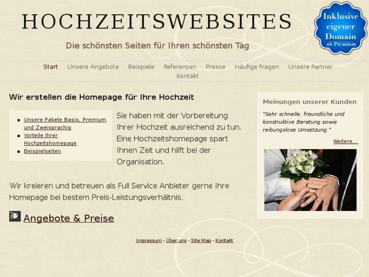 www.hochzeitswebsites.de