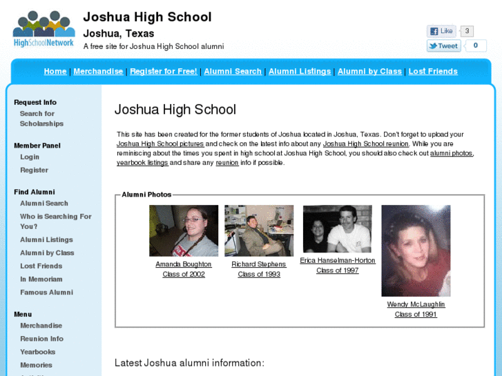 www.joshuahighschool.net