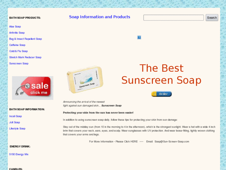 www.sun-screen-soap.com