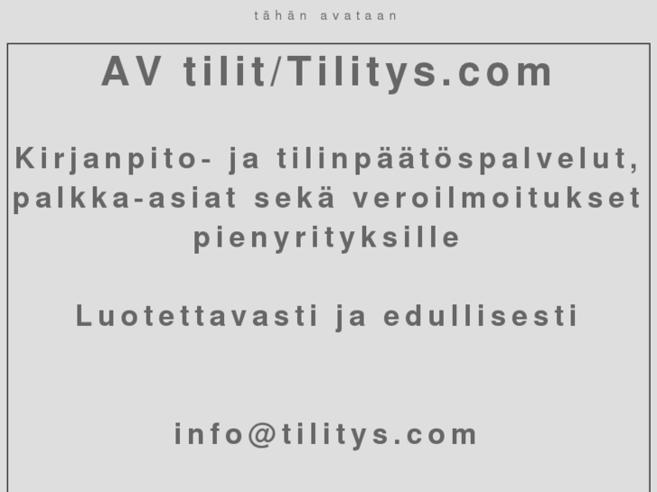 www.tilitys.com