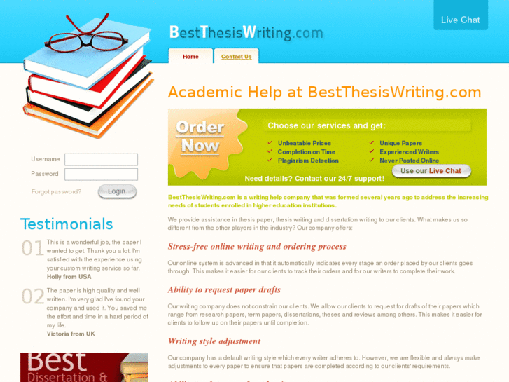 www.bestthesiswriting.com