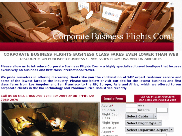 www.corporatebusinessflights.com