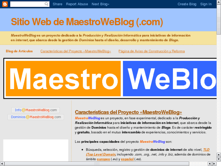 www.maestroweblog.info
