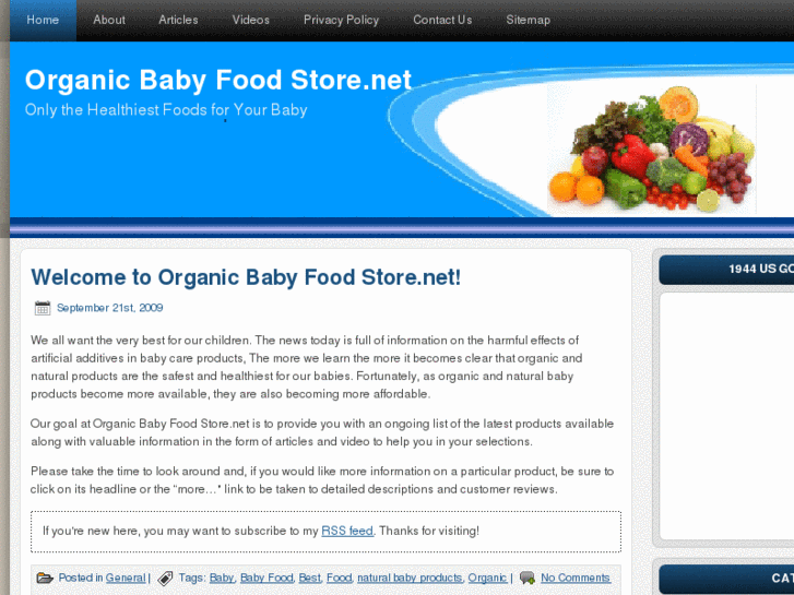 www.organicbabyfoodstore.net