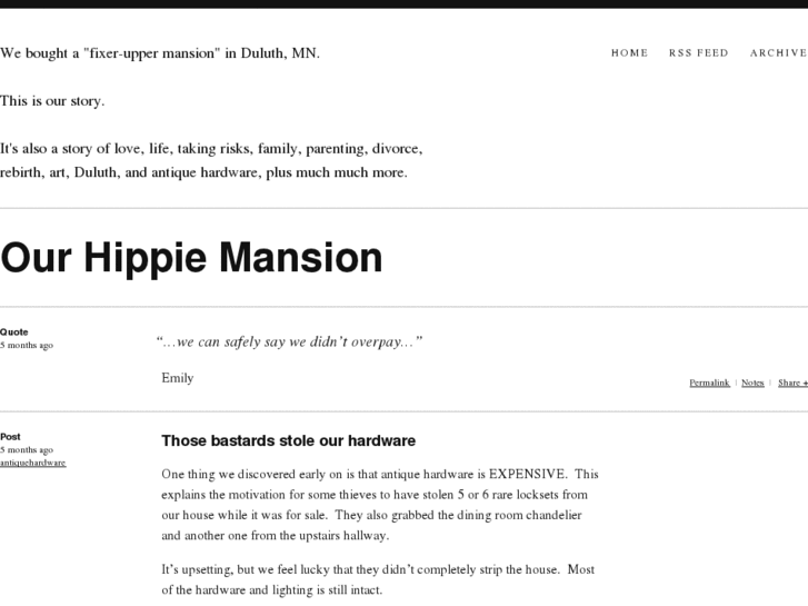 www.ourhippiemansion.com