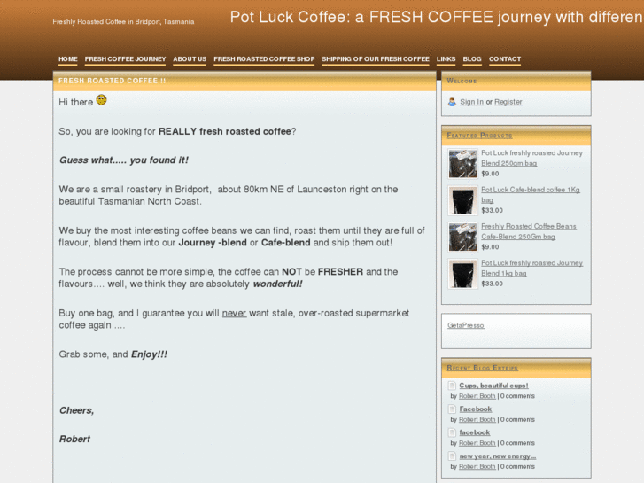 www.potluckcoffee.com